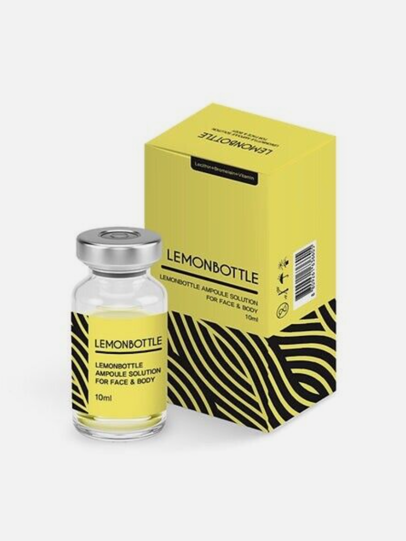 Lemon Bottle Ampoule Solution For Face and Body - 1vial x 10ml Lemon Bottle Ampoule Solution For Face and Body - 1vial x 10ml