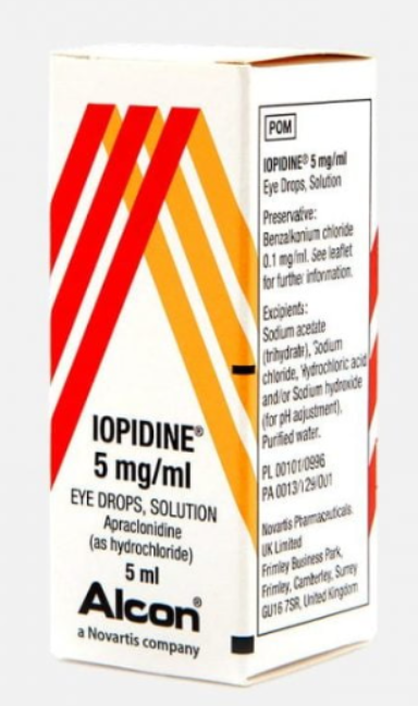 IOPIDINE 5mg /ml Eye drops solutions NOVARTIS