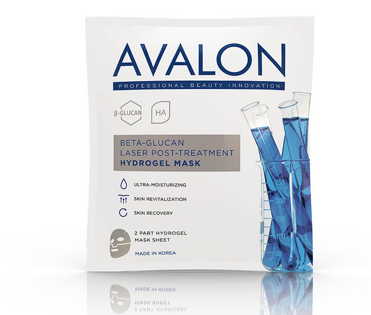 Avalon Beta-Glucan Laser Post-Treatment Hydrogel Mask - 30g (Korea)