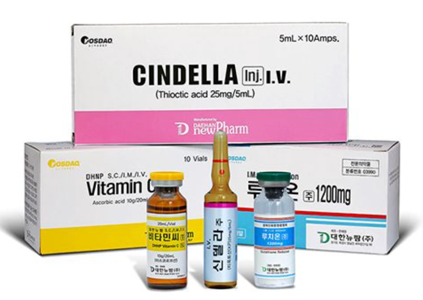 Cindella Whitening Treatment 1200mg - 1 vial of each