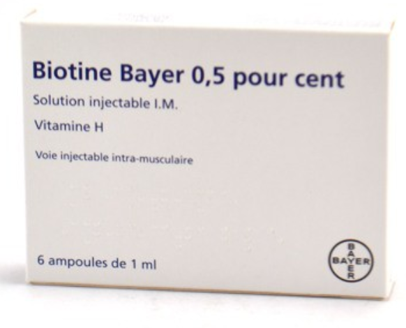 Biotine 0.5%, Vitamin H - 6 x 1ml