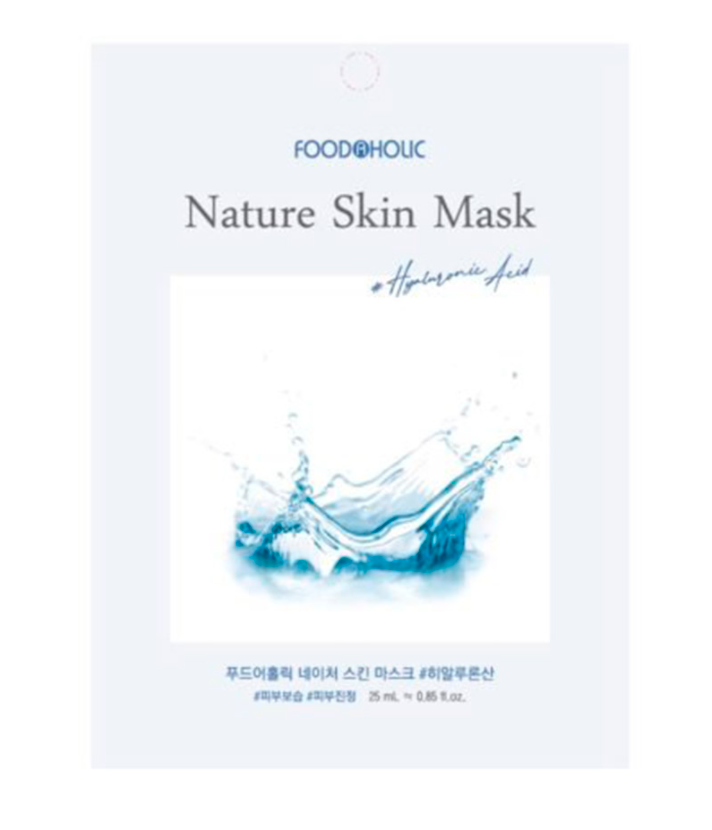 FOODAHOLIC Hyaluronic Acid Nature Skin Mask -  1pcs (Korea)