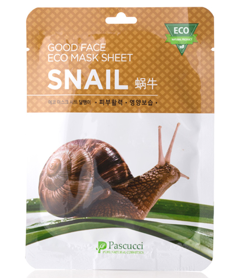 Pascucci Snail Eco Natural Korea Face Mask - 1 sheet