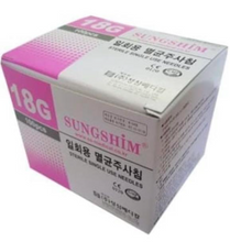 Load image into Gallery viewer, SUNGSHIM Sterile Single Use Needles - 18G x 38mm
