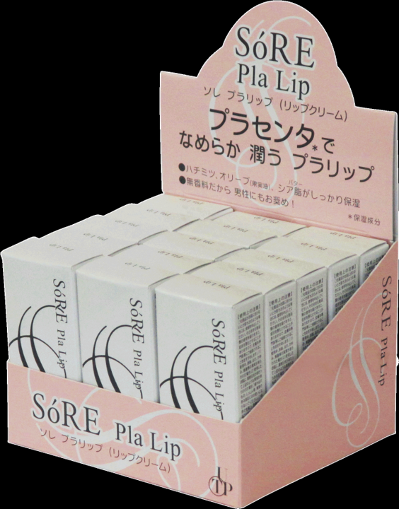 SoRE Pla Lip Balm with Placenta extract, Squaleen and Beeswax